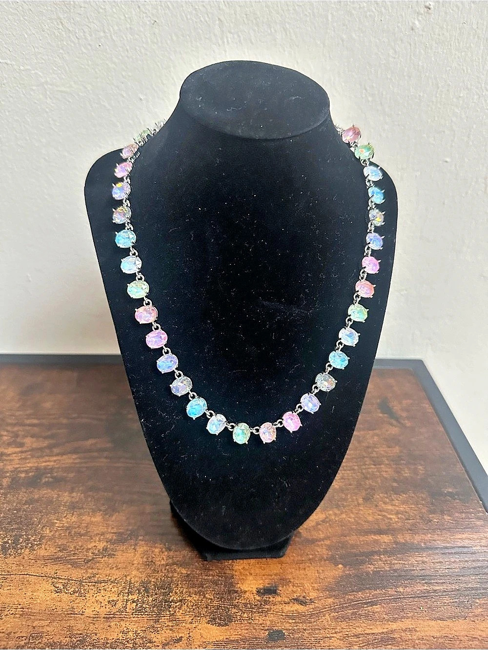 Multicolor Rhinestone Necklace